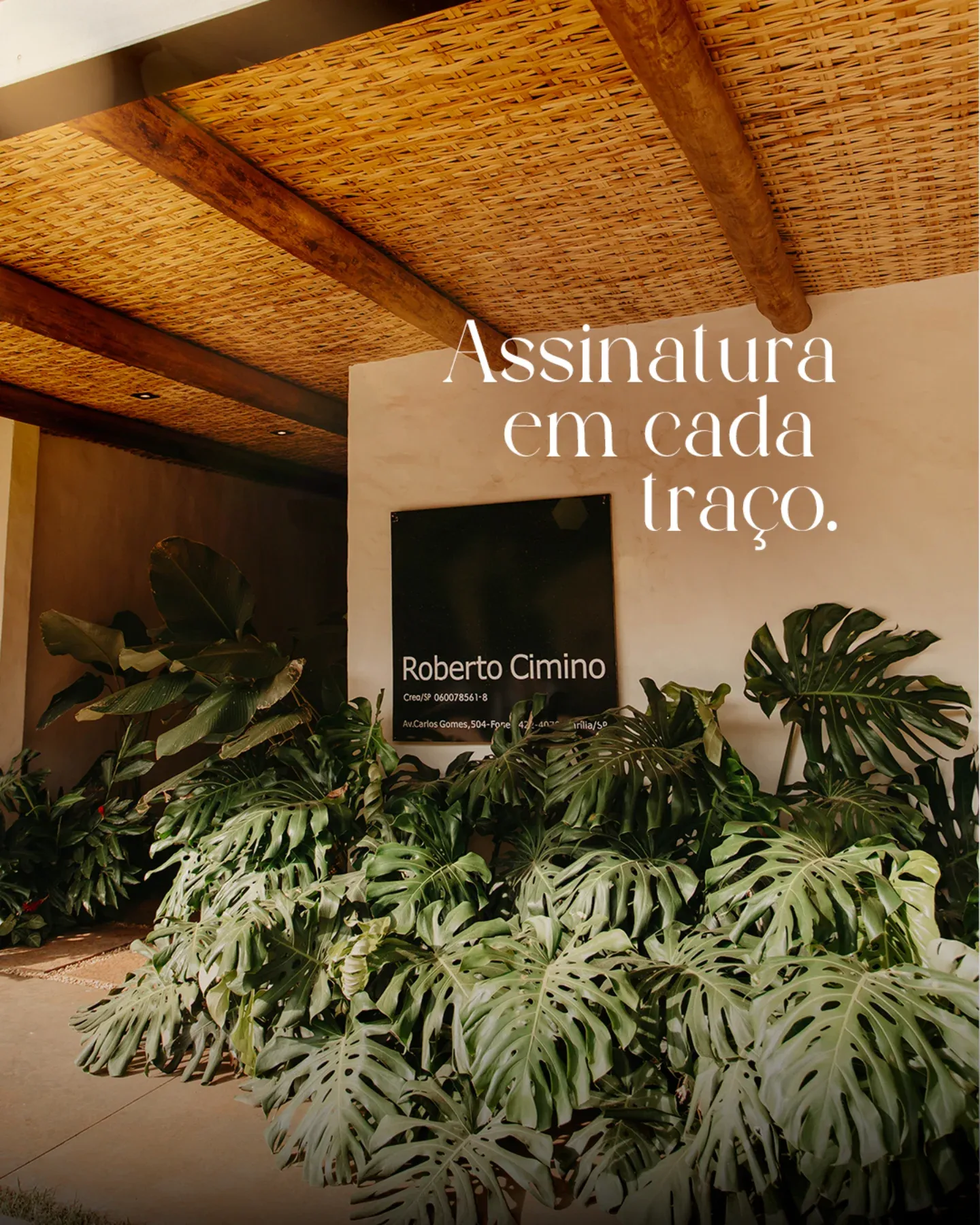 Roberto Cimino, arquiteto responsável pelas residências da Praia de Cuca